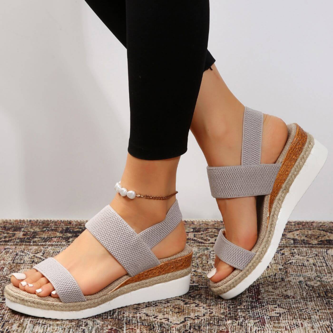 Celine™ – Ultimat Komfort Ortopediske Kilesandaler