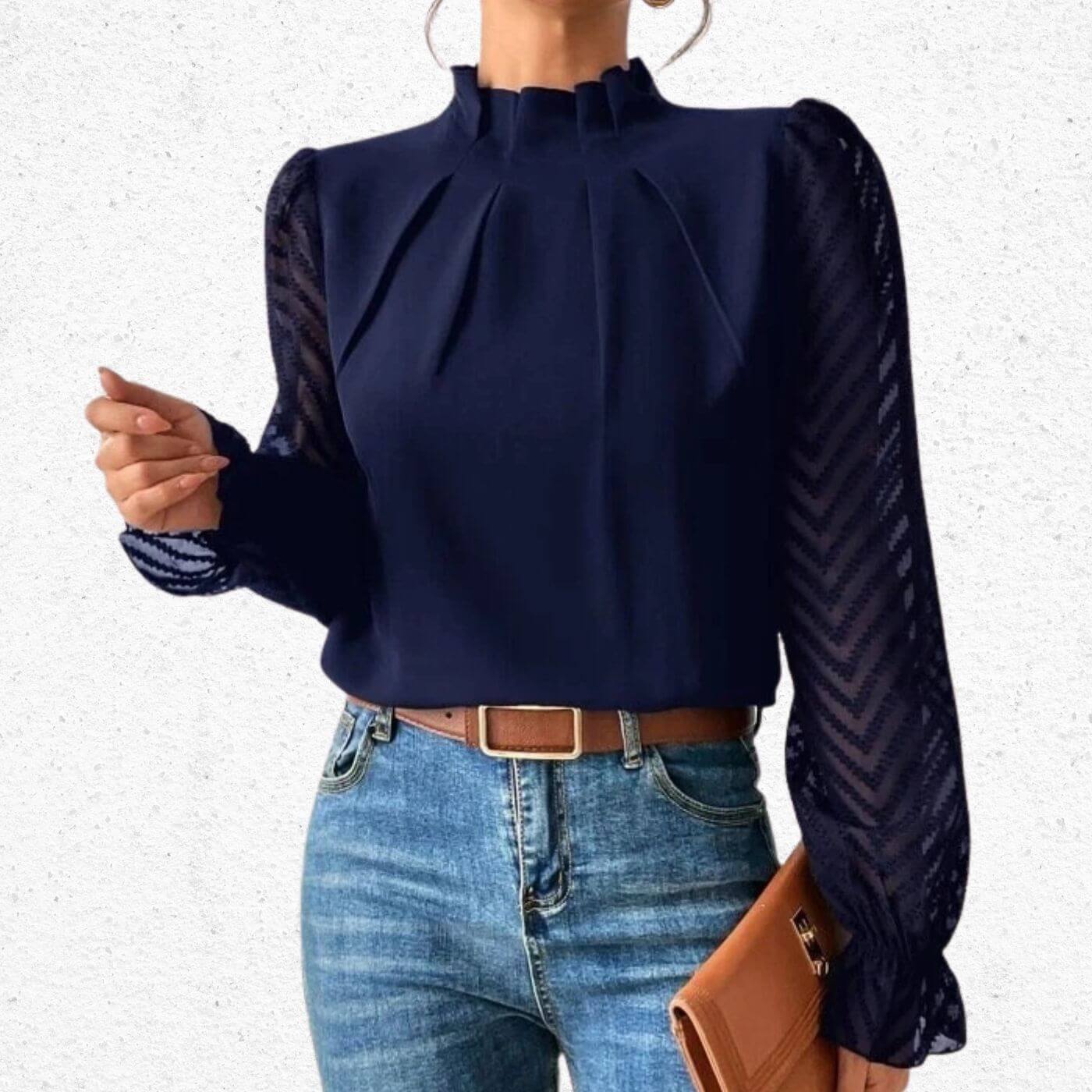 Eira™ - Elegant Langermet Topp