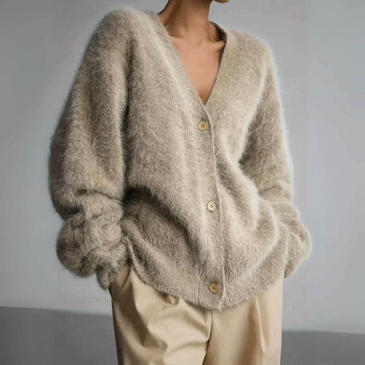Ellie™ - Koselig Cardigan med Knapp