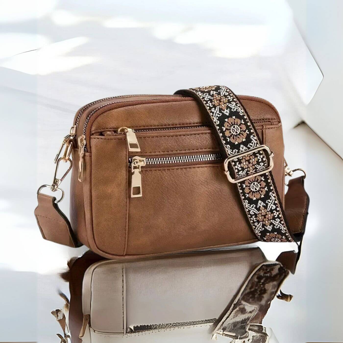 Embla™ – Elegant Skulderveske Med Flere Rom