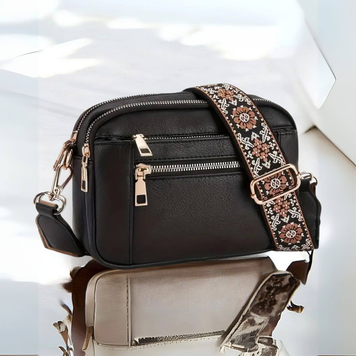 Embla™ – Elegant Skulderveske Med Flere Rom