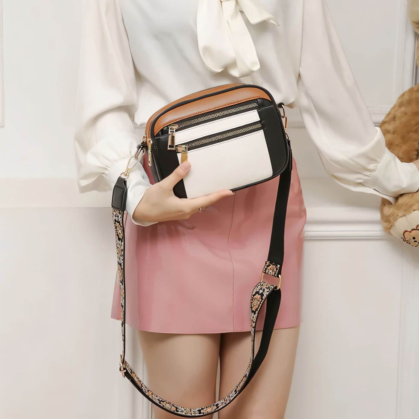 Embla™ – Elegant Skulderveske Med Flere Rom