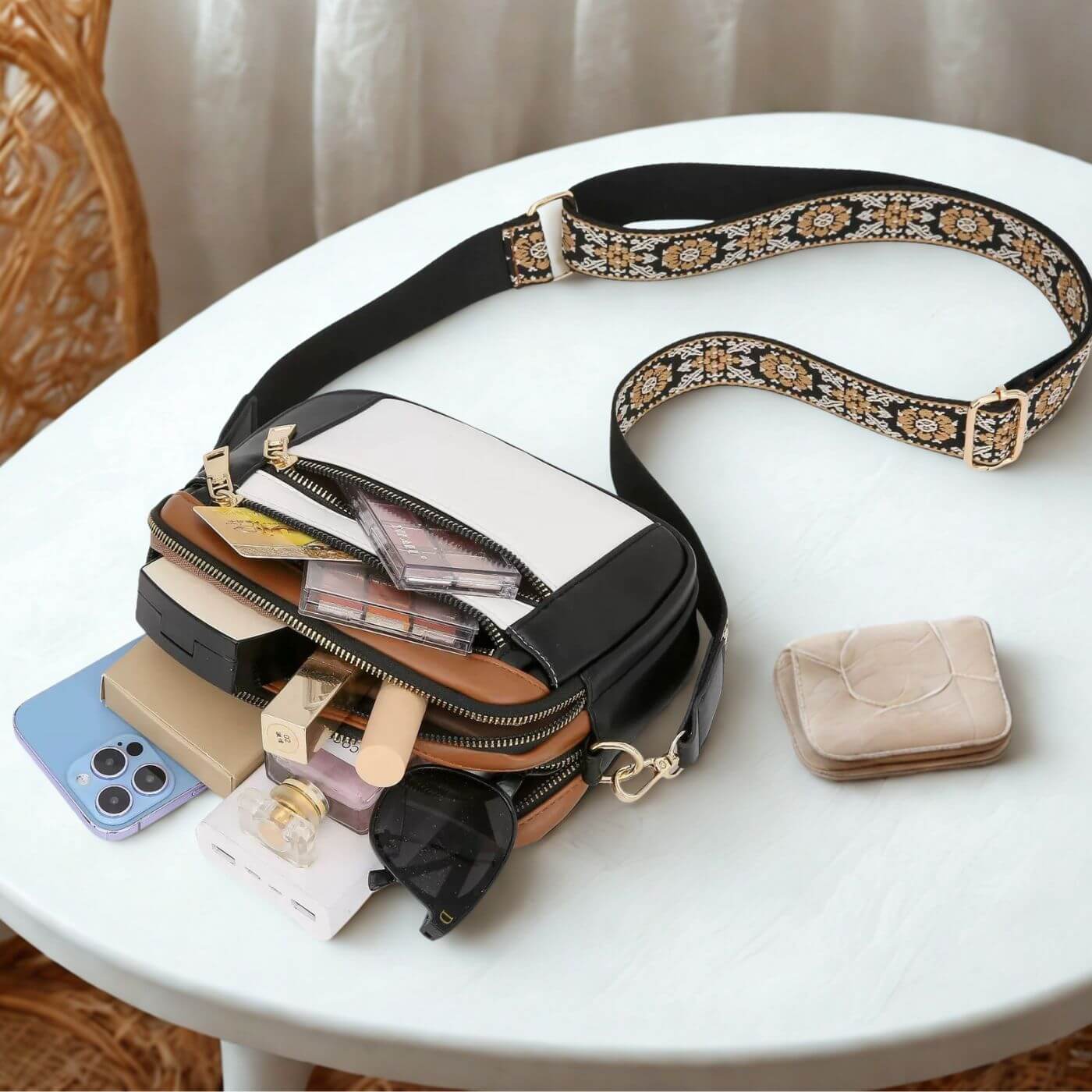 Embla™ – Elegant Skulderveske Med Flere Rom