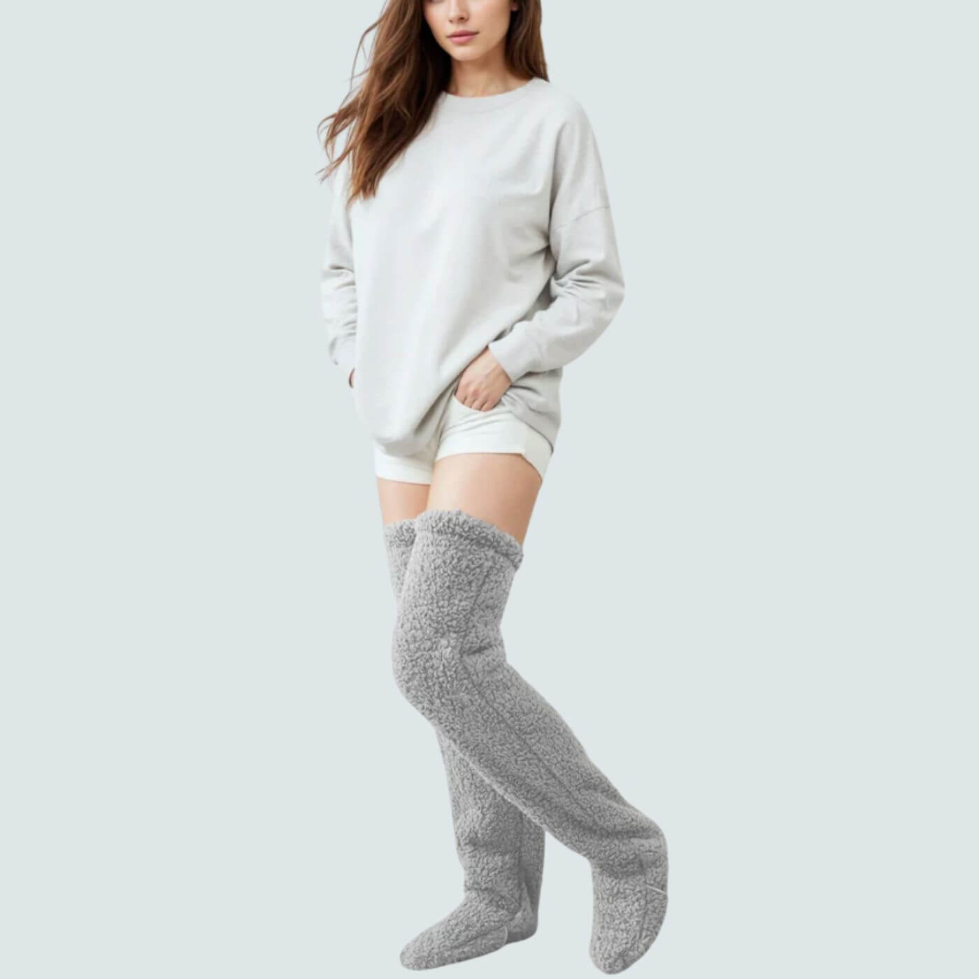 Fluffy™ – Myke fleece-koselige lange sokker