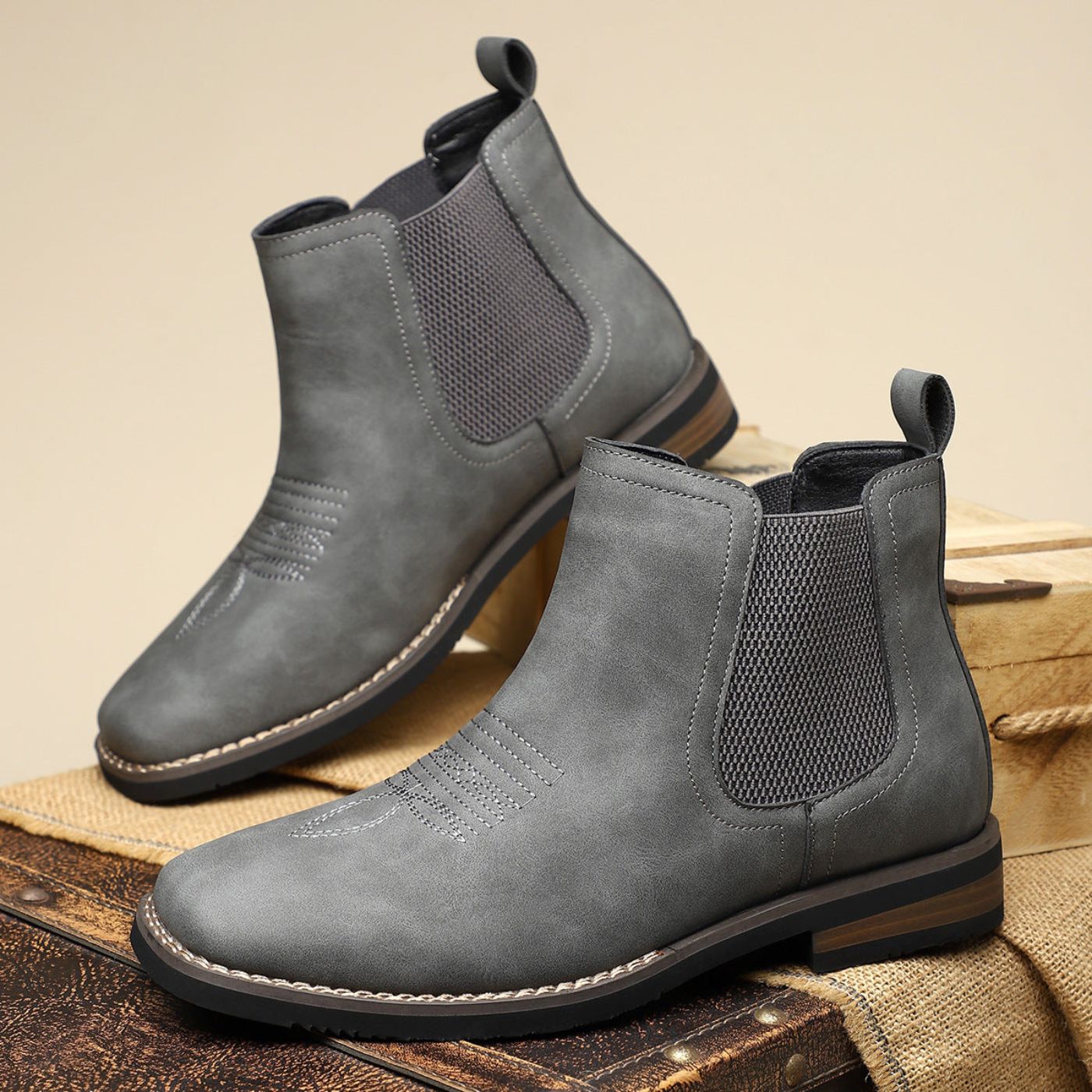 Frode™ - Komfortable og stilige slip-on boots