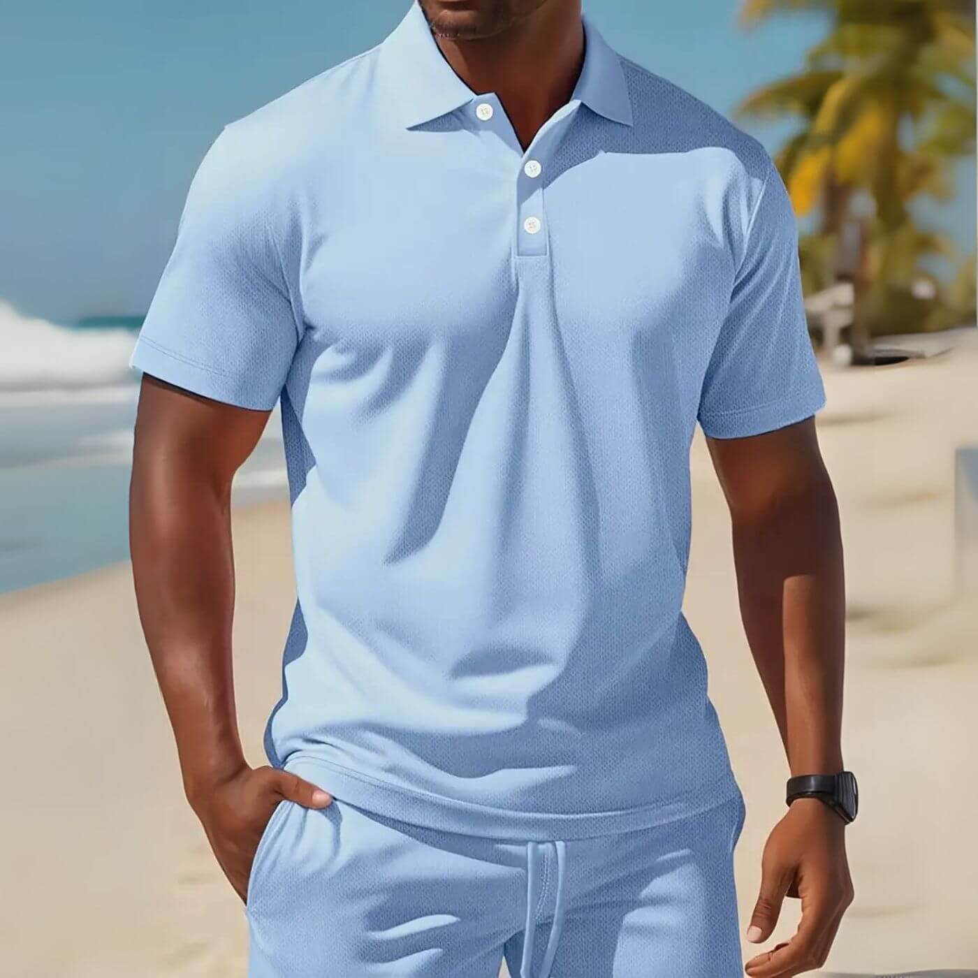 Halstein™ – Lett Polo Og Shorts Sett