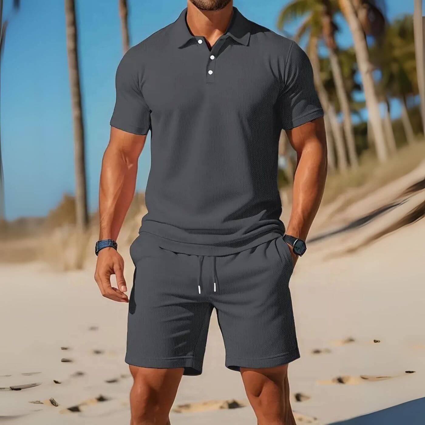 Halstein™ – Lett Polo Og Shorts Sett