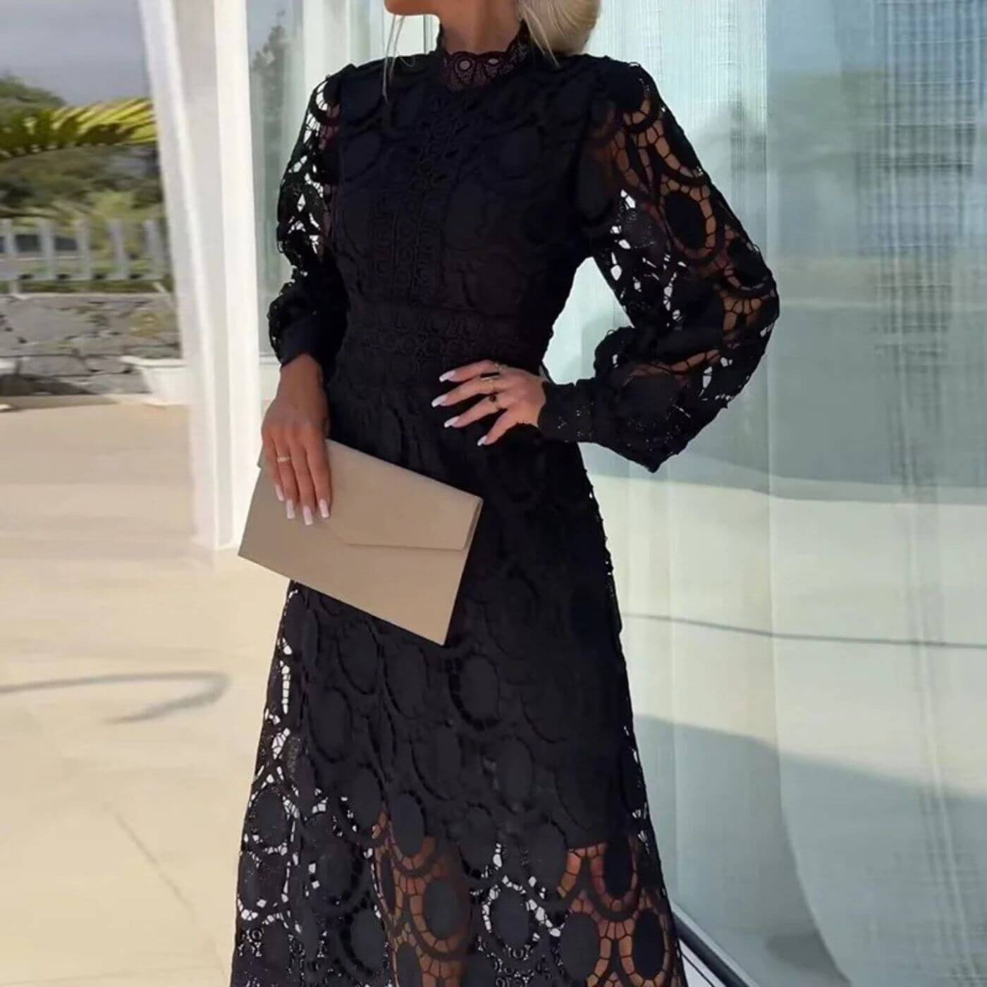 Katrina™ – Elegant Blonde Maxikjole