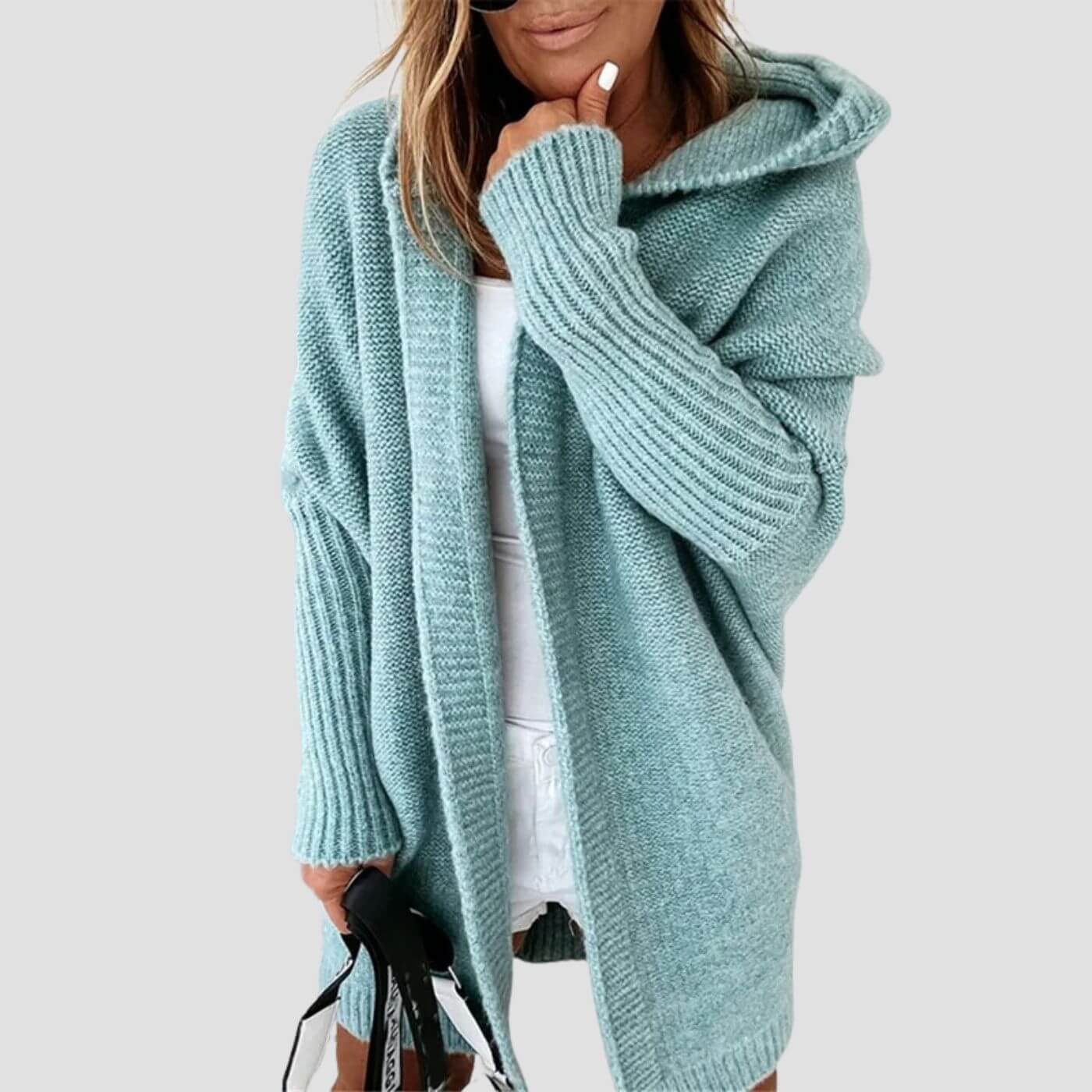 Layla™ - Komfortabel Strikket Hettegenser-Kardigan