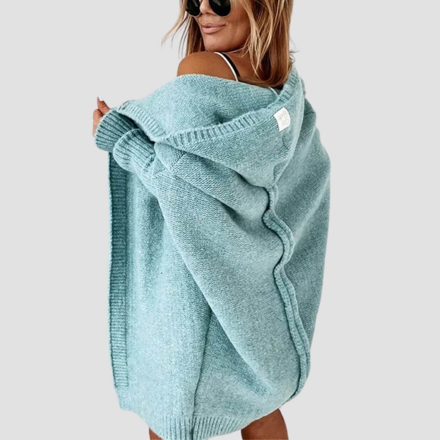 Layla™ - Komfortabel Strikket Hettegenser-Kardigan