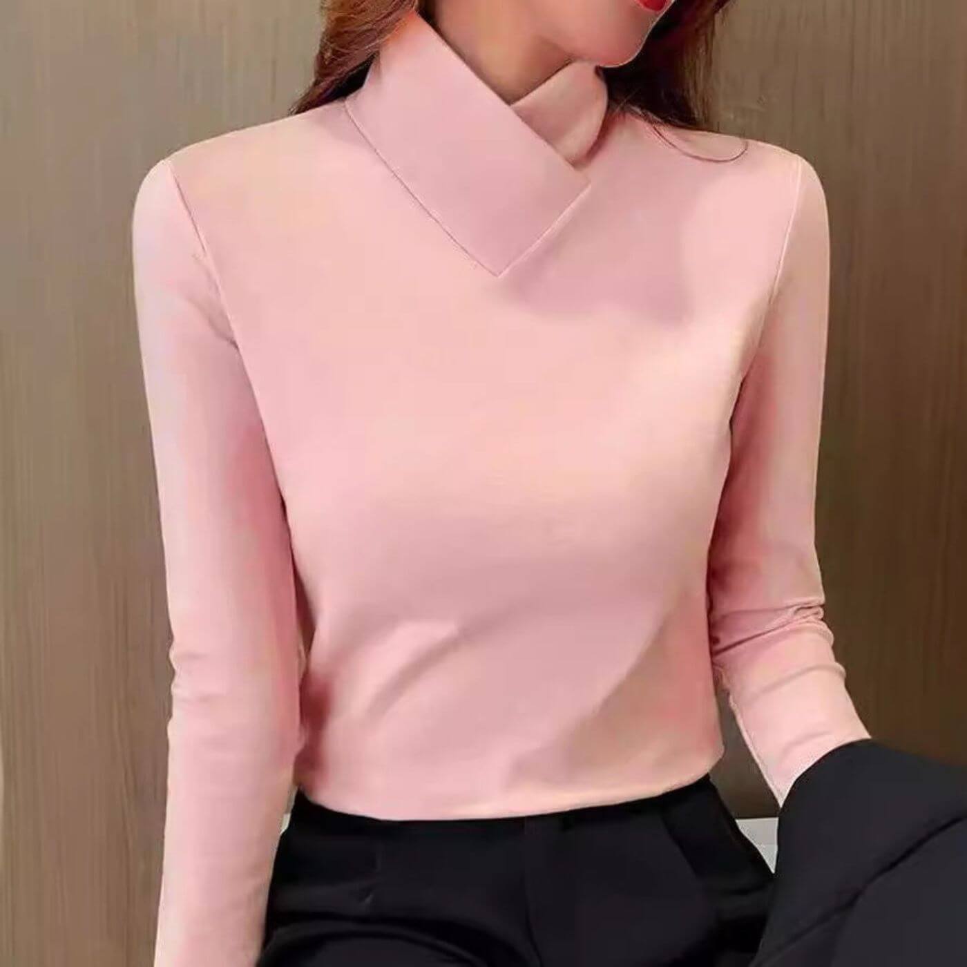 Lilly™ - Elegant Langermet Topp