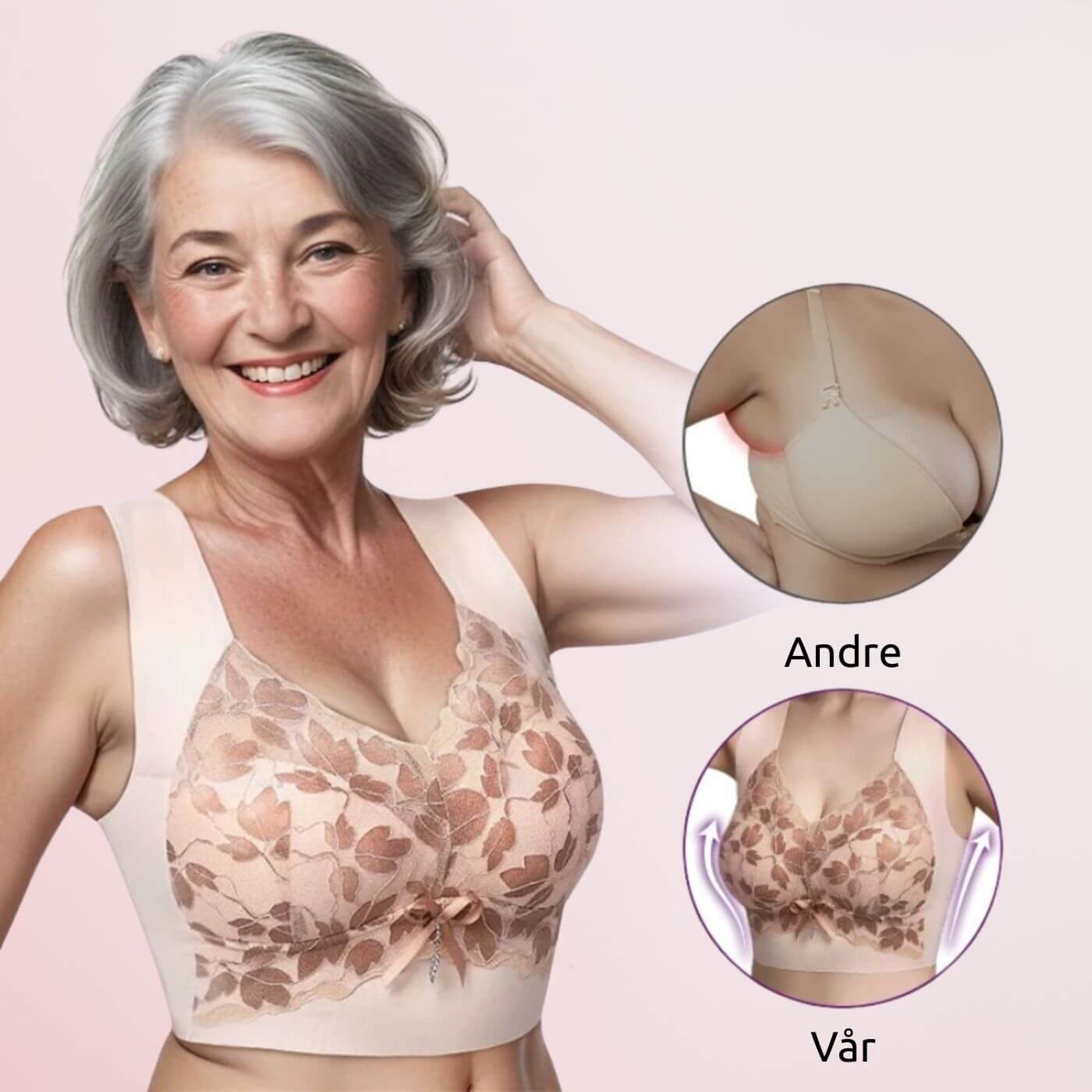 LunaBra™ - Sømløs Push-Up Blonde-BH (1+1 GRATIS)