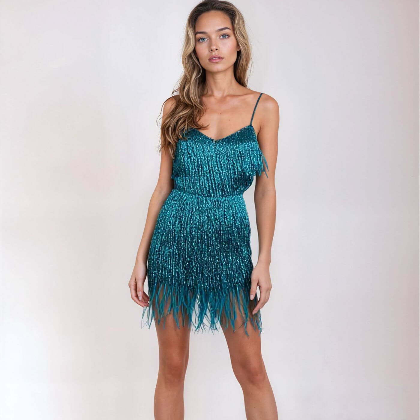 Mette™ – Stilfull Fjær Minikjole