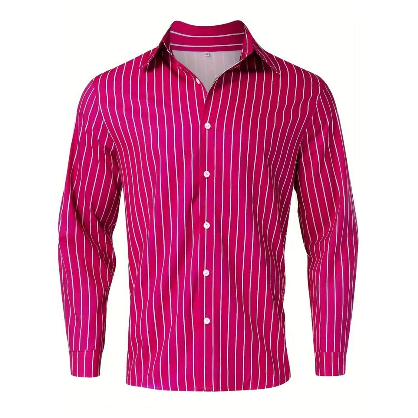 Mikkel™ - Stilig Stripete Skjorte med Lange Ermer