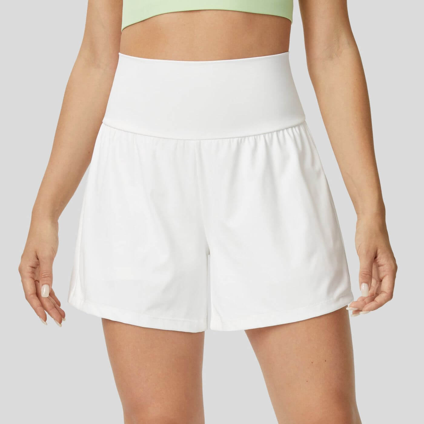 Milla™ - Pustende og Komfortable 2 i 1 Høyt Liv Yoga Shorts