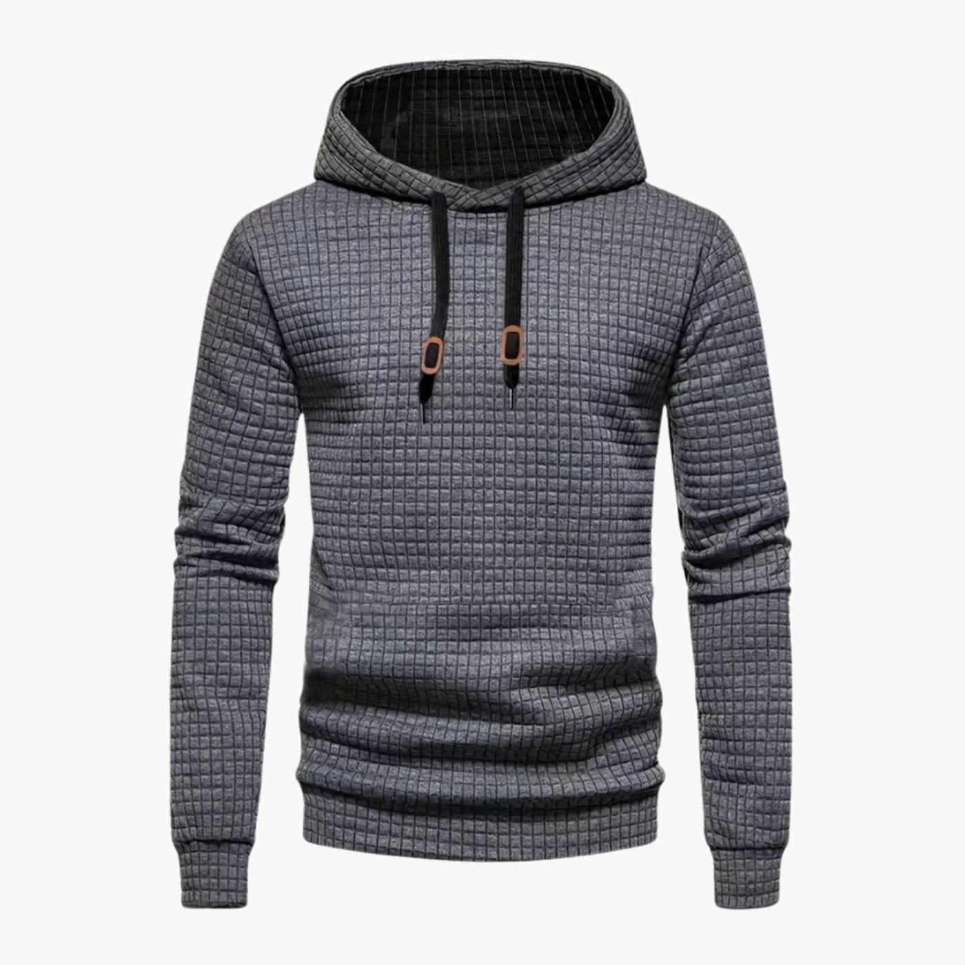 Nicolai™ - Komfortabel Teksturert Hettegenser