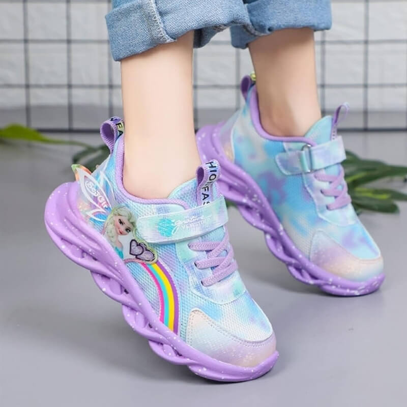 PrincessKicks™ – LED-sko for barn med magisk glød