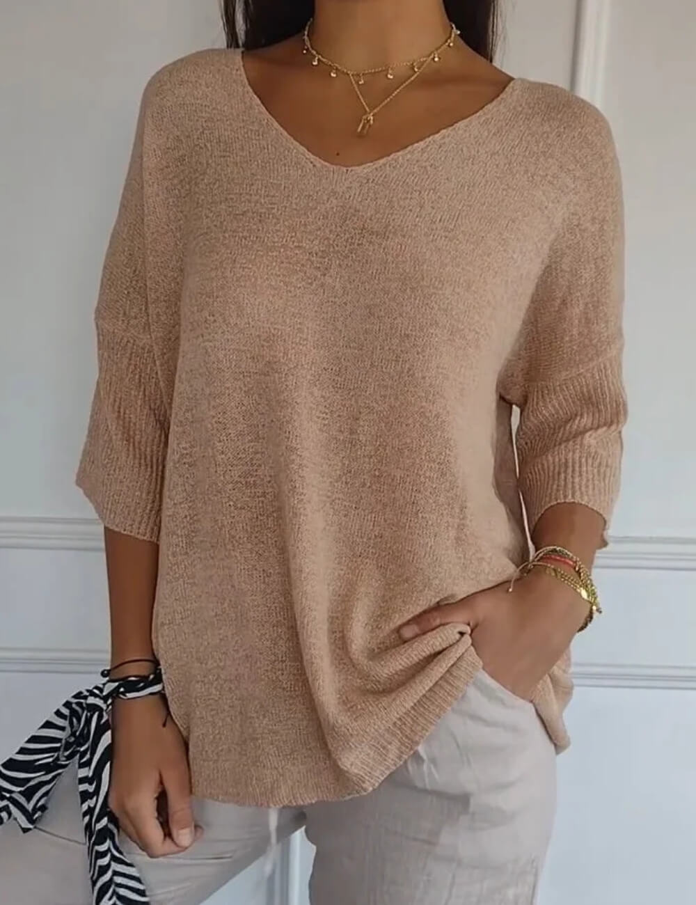 Rebecka™ – pustende topp i bomull