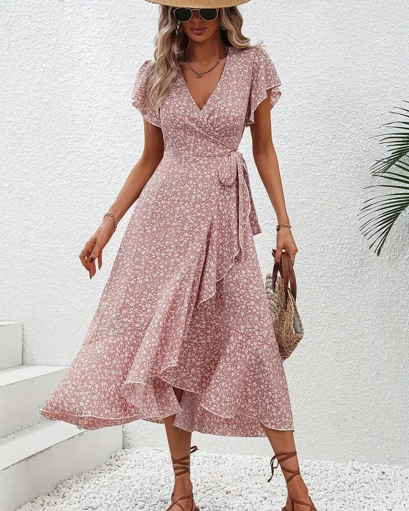 Rosa™ – Blomstrete Sommerkjole