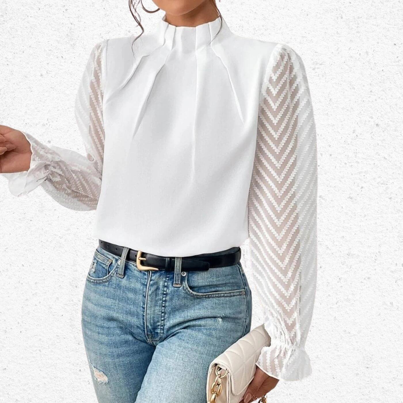 Eira™ - Elegant Langermet Topp