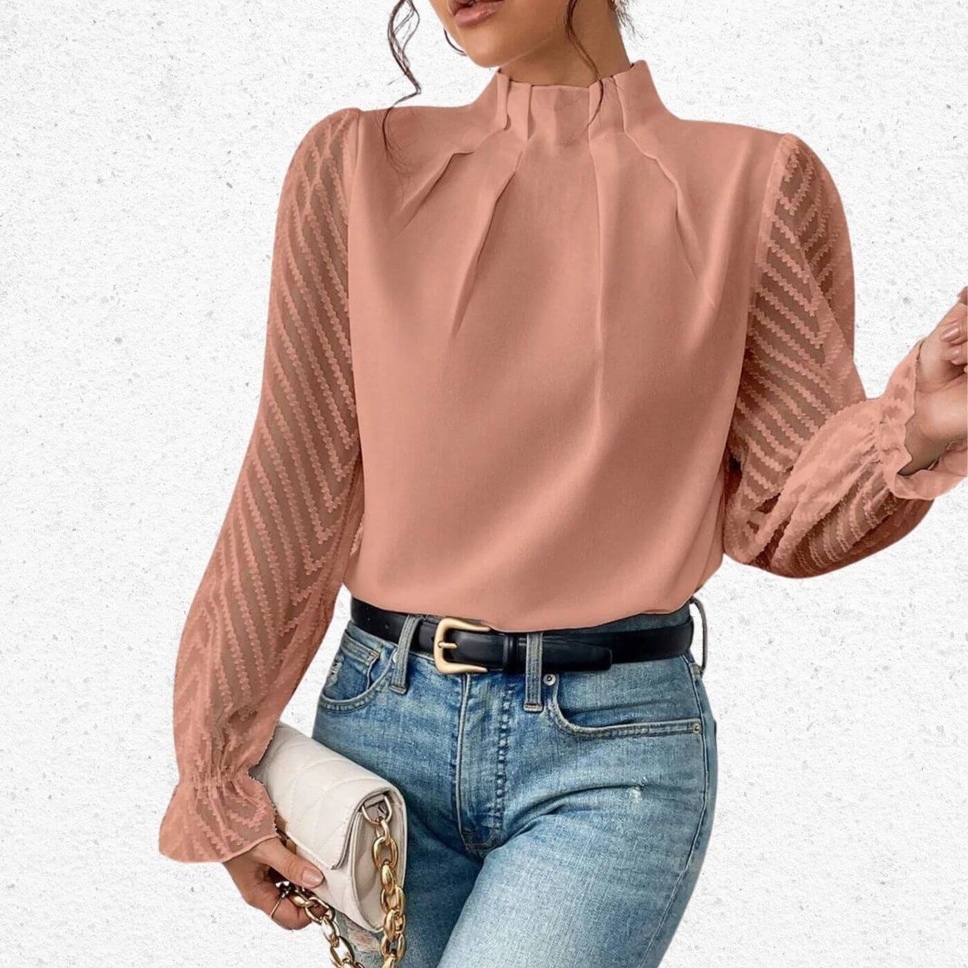 Eira™ - Elegant Langermet Topp