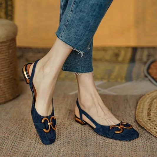 Elida™ – Retro Slingback Ortopediske Sandaler