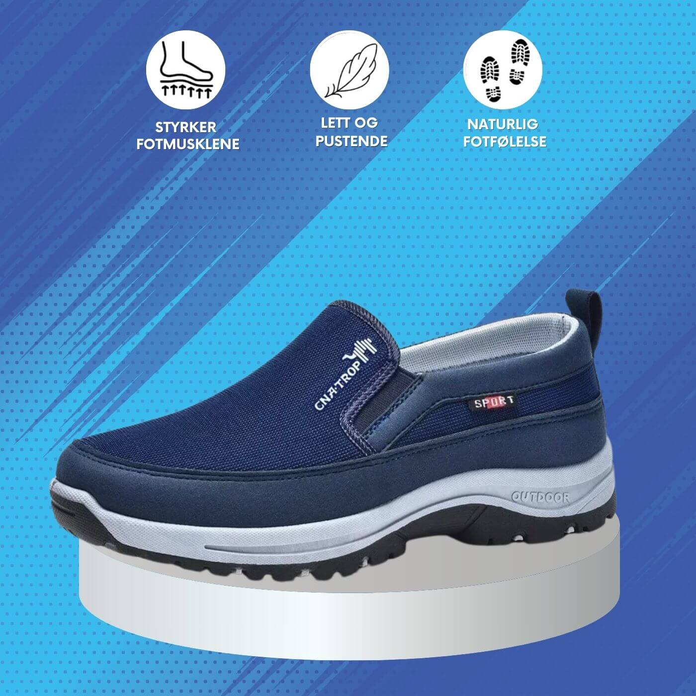 OrthoFit™ – Komfortable Ortopediske Tursko