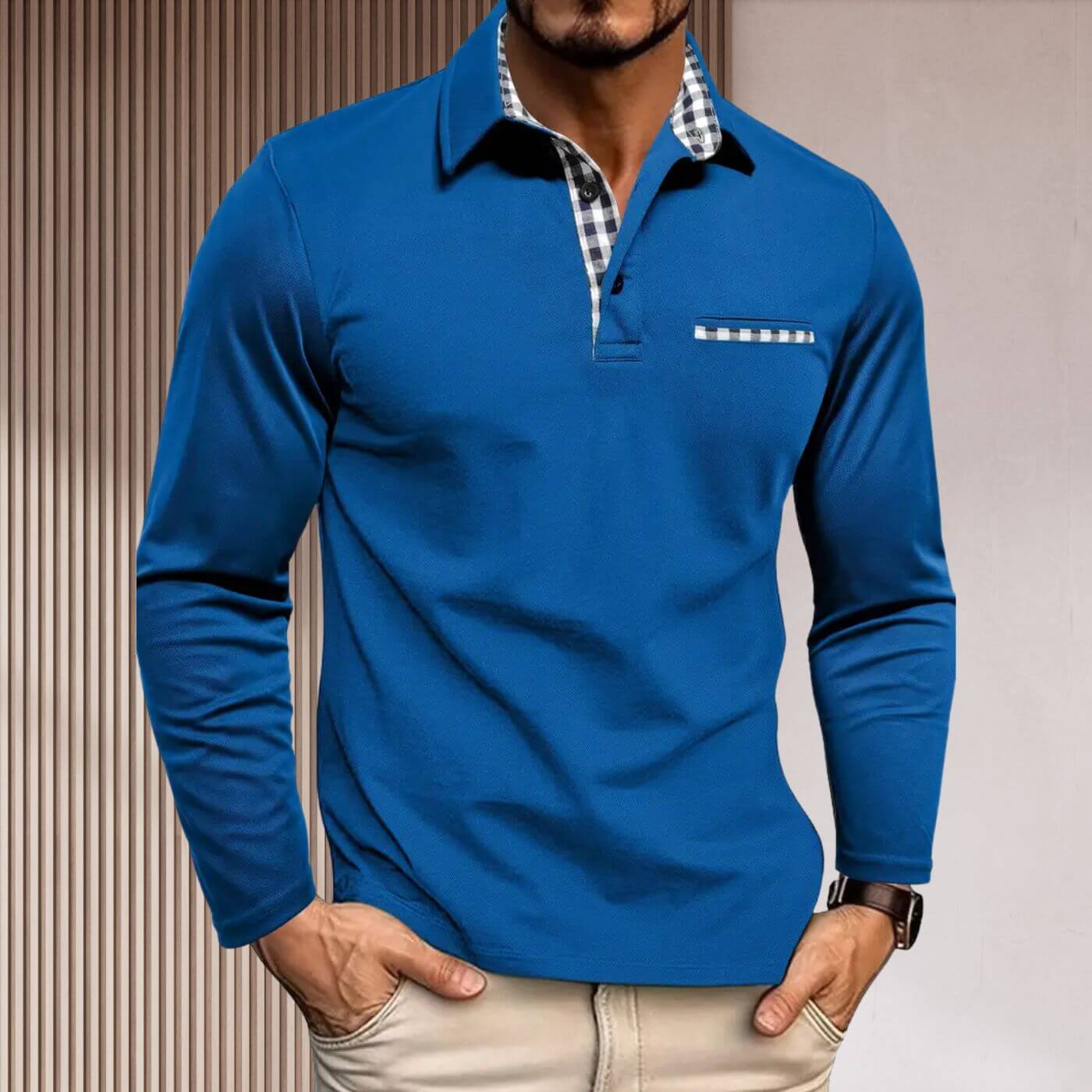 Frode™ – Stilfull Figursydd Langermet Skjorte