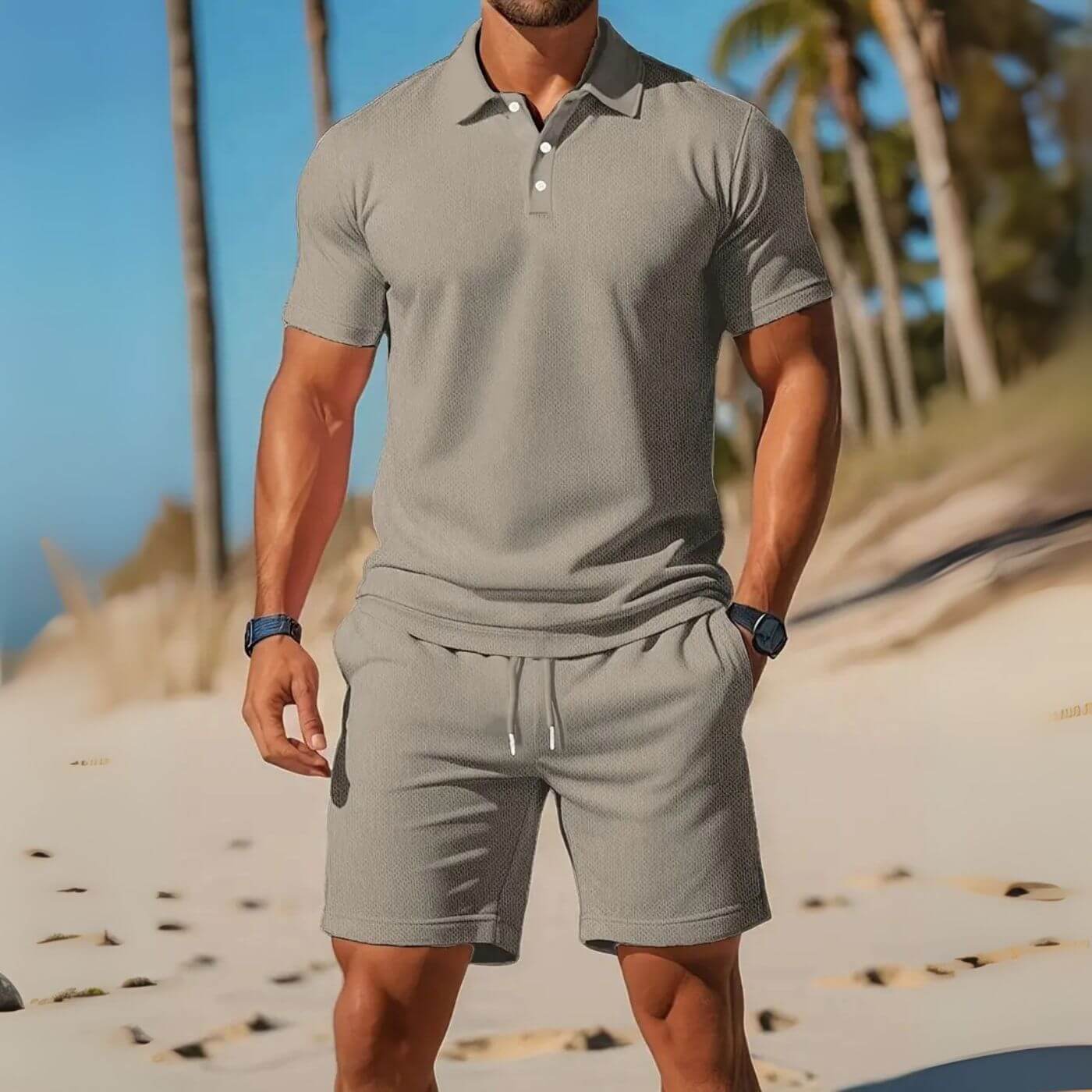 Halstein™ – Lett Polo Og Shorts Sett