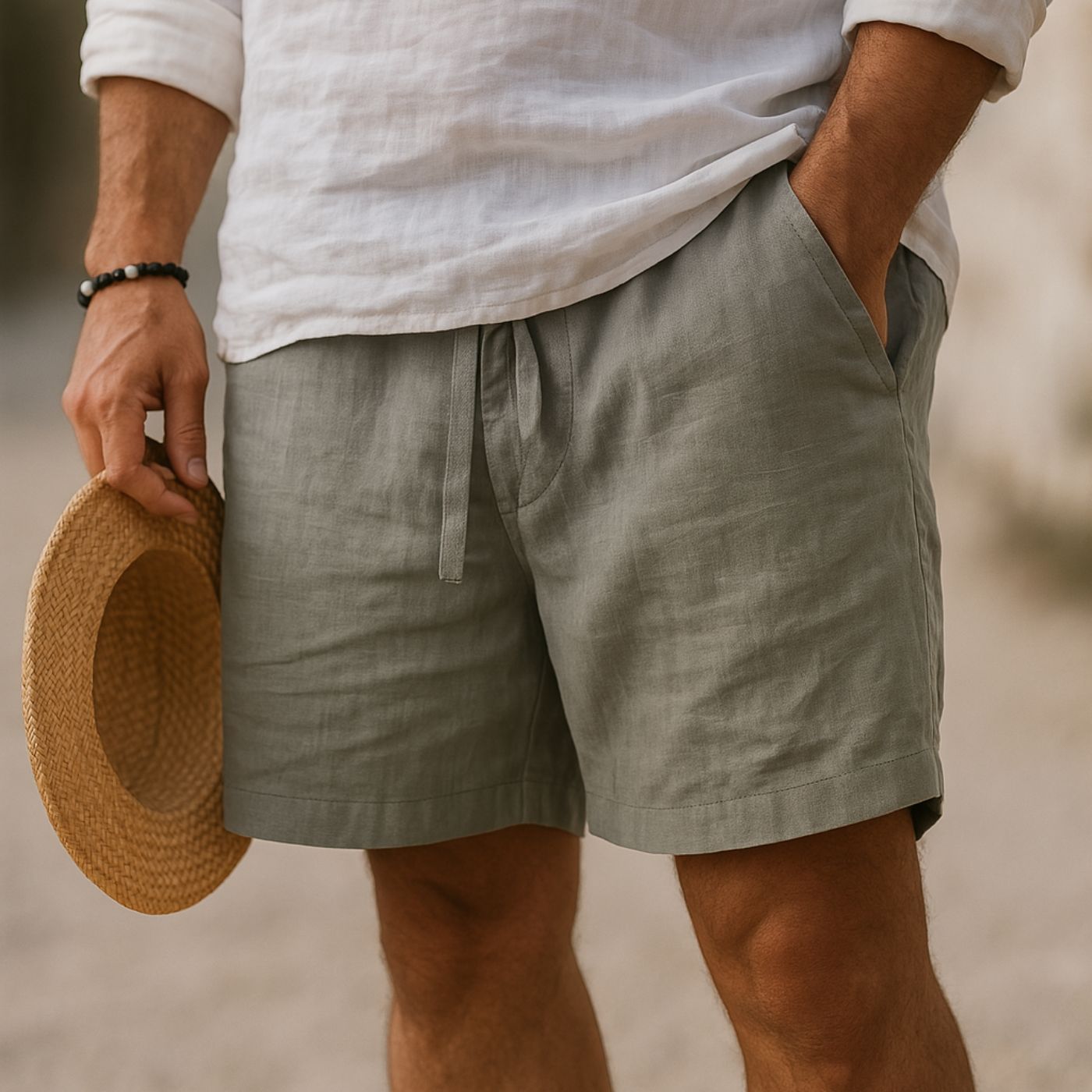 Herman™ - Pustende Sommer-Shorts for Menn