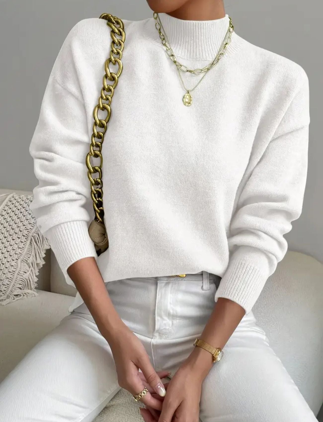 Ingrid™ - Elegant Høyhalset Komfortgenser