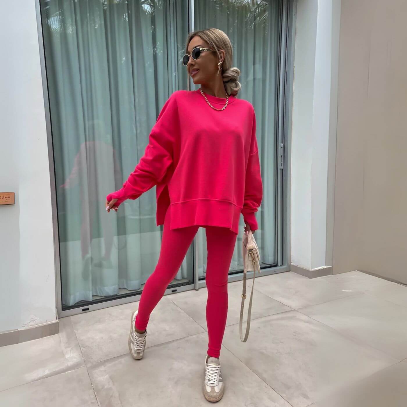 Jeanette™ - Uformelt Sett med Langermet Skjorte og Bukse