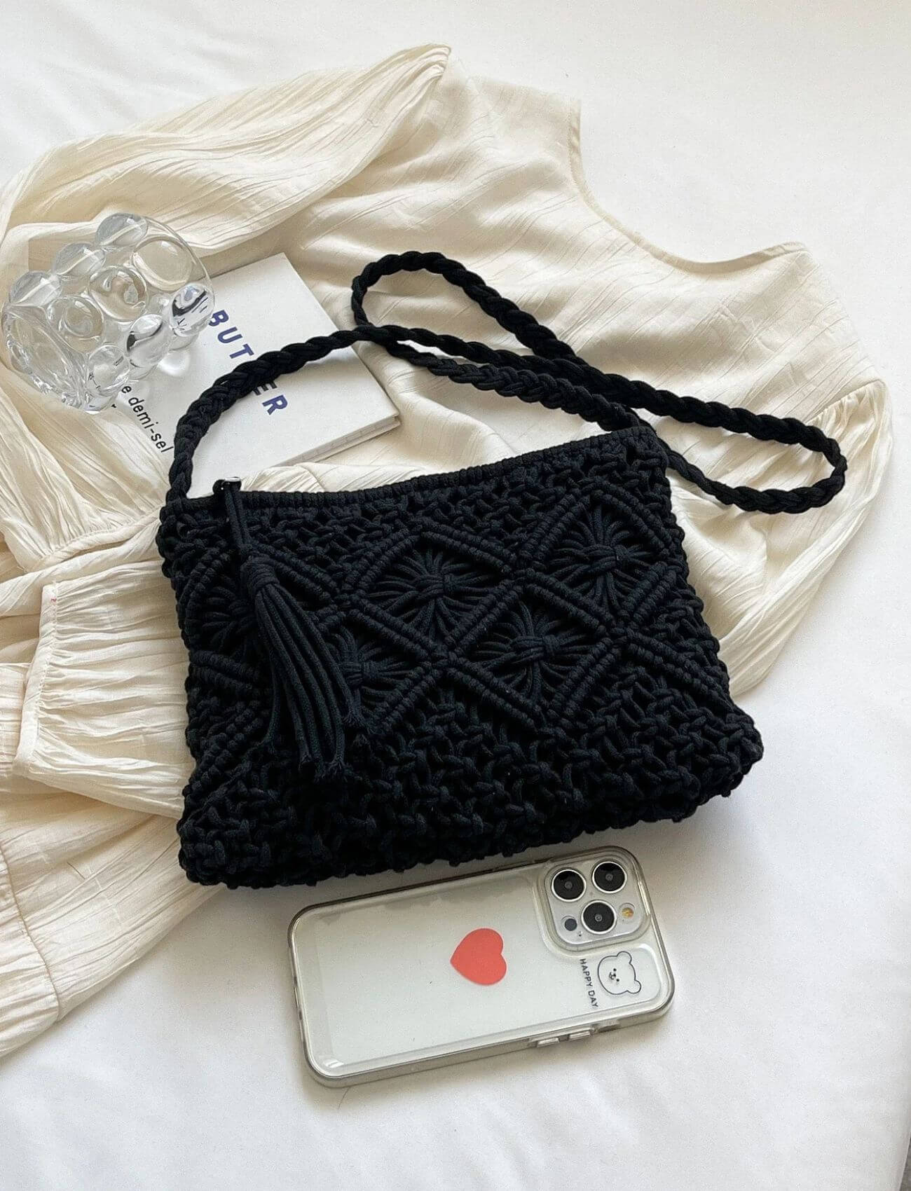 Jenny™ – Stilig Vevd Skulderveske