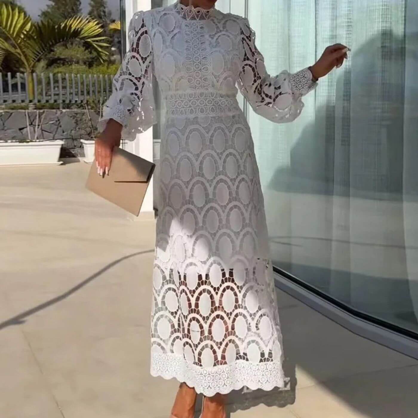 Katrina™ – Elegant Blonde Maxikjole