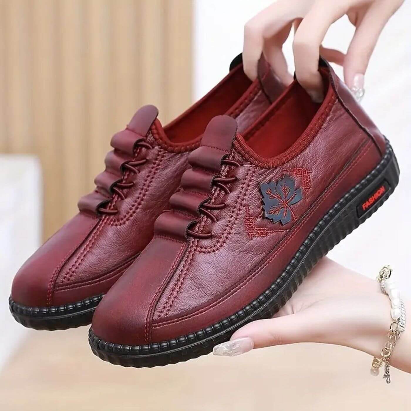 Kenna™ - Premium Ortopediske Lær Sko