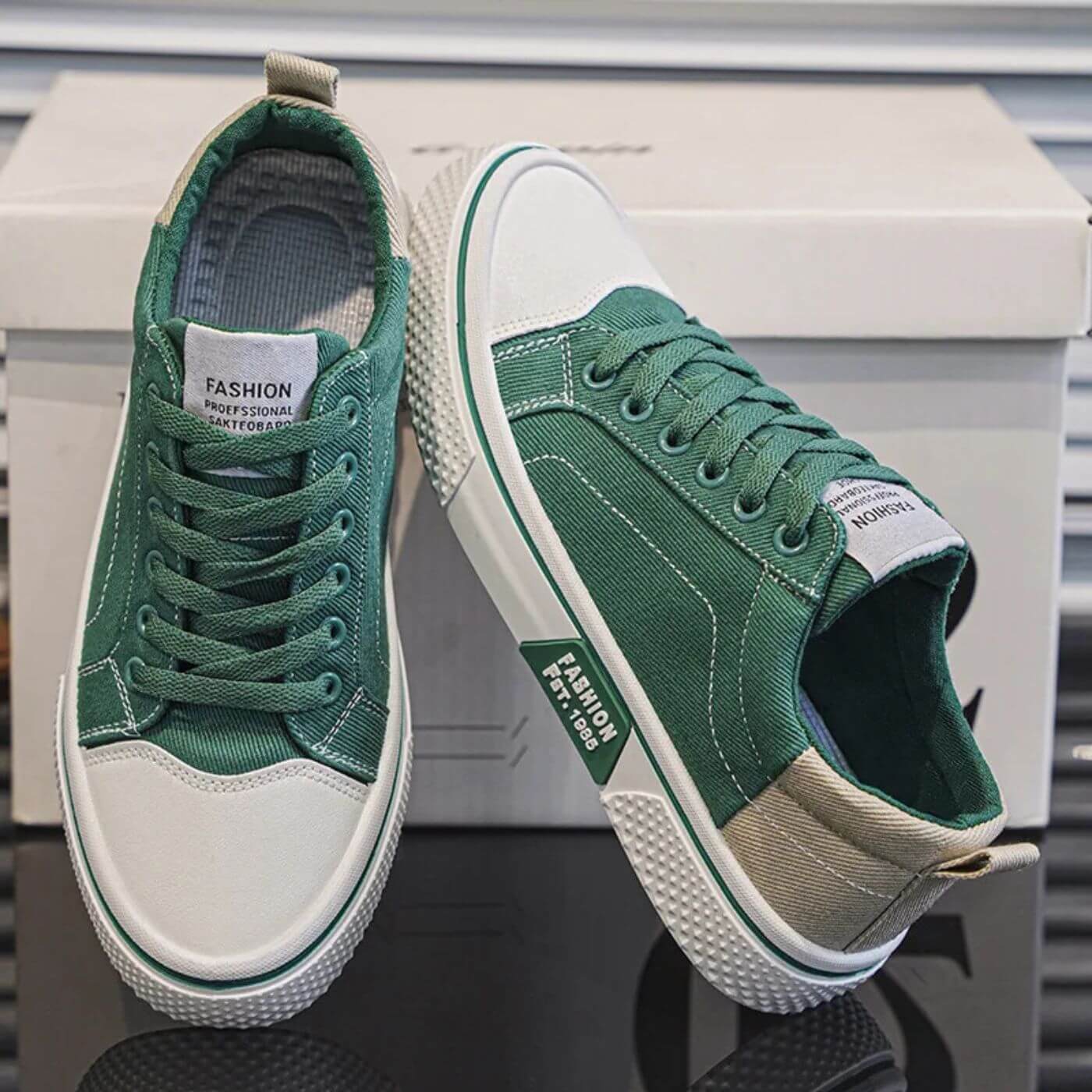 Kevin™ - Casual sklisikre skatesneakers