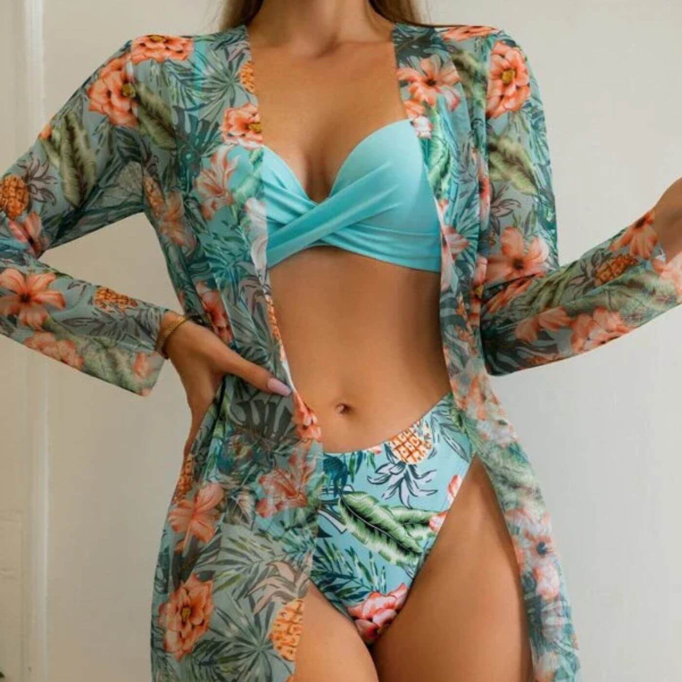 Klara™ – Trendy 3-i-1 Bikinisett