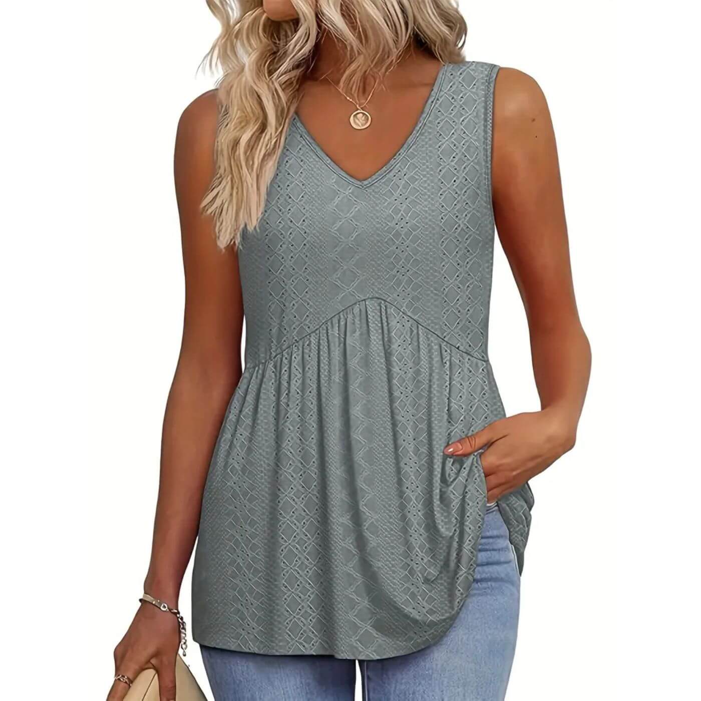 Linea™ - Ermeløs Hverdagsbluse