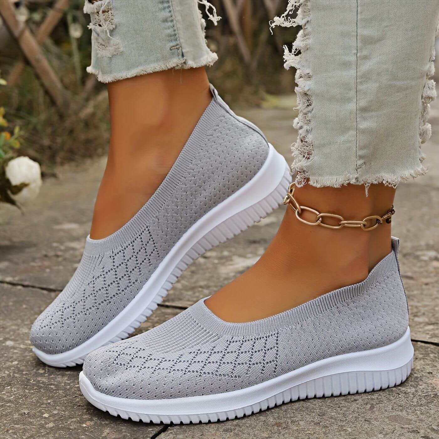 Mina™ - Pustende Sklisikker Ortopedisk Sko