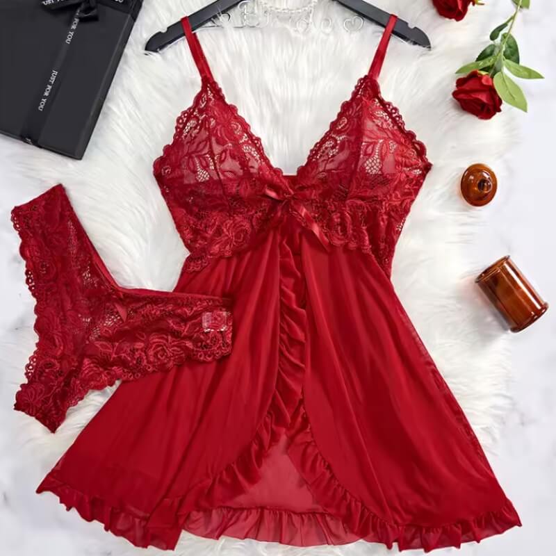 Nora - Undertøysett i Blonder (1+1 Gratis)