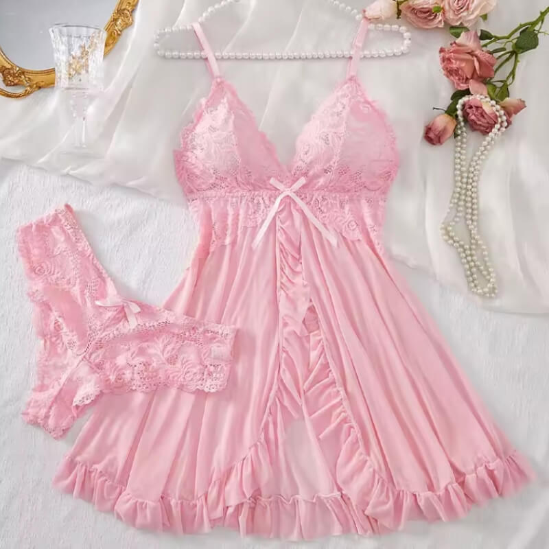 Nora - Undertøysett i Blonder (1+1 Gratis)