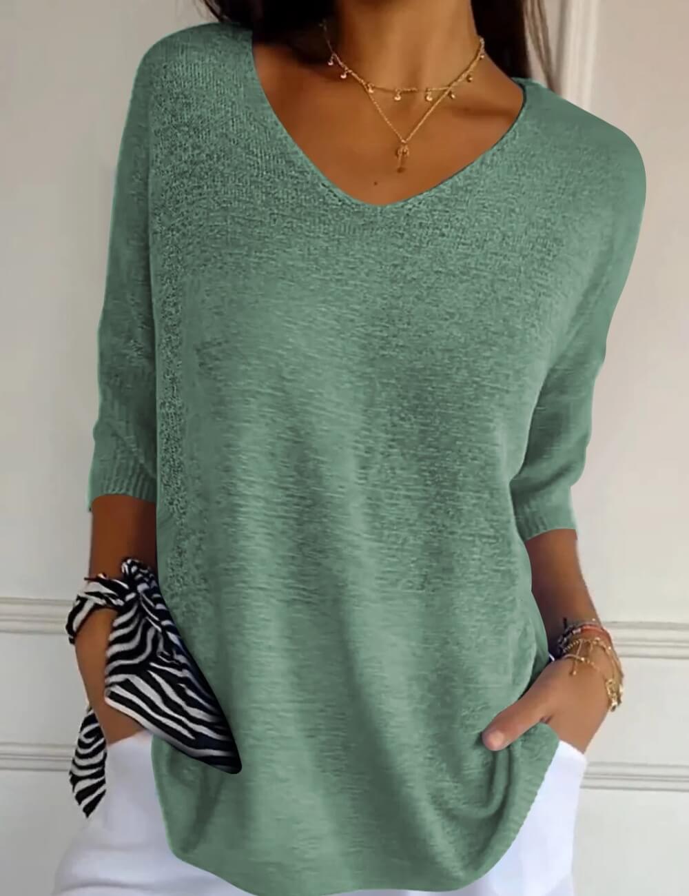 Rebecka™ – pustende topp i bomull