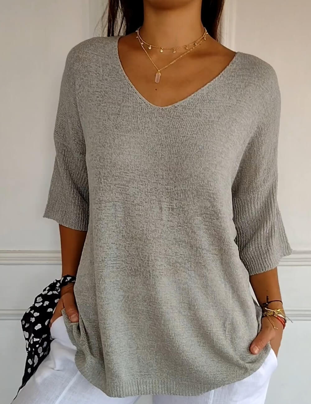 Rebecka™ – pustende topp i bomull