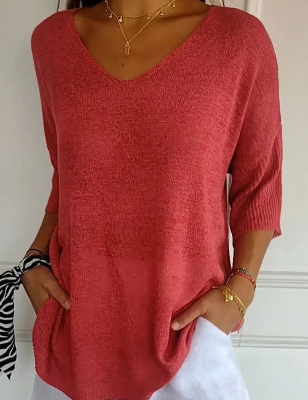 Rebecka™ – pustende topp i bomull