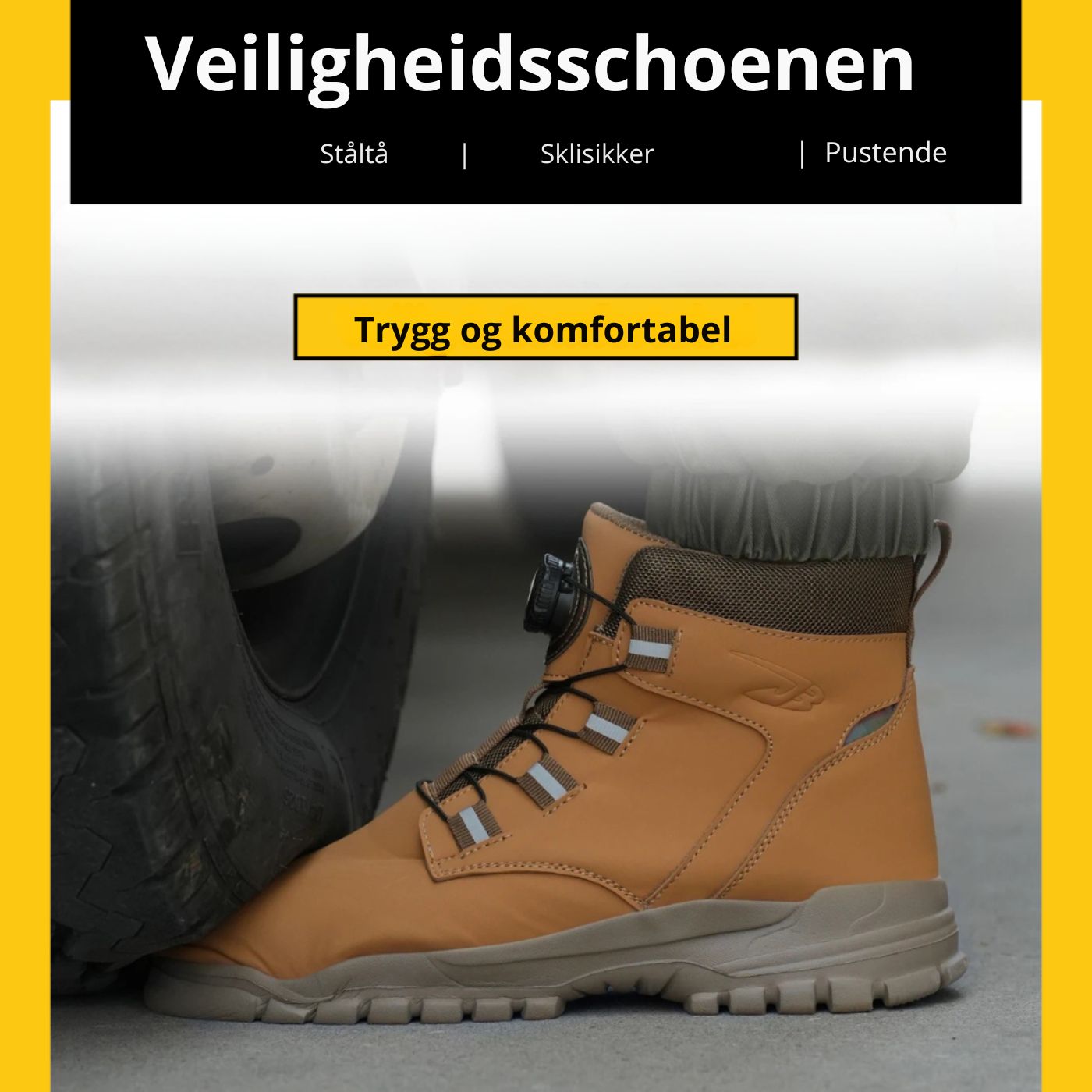 Ronny™- Sklisikre Vernesko med Ståltå (1+1 GRATIS)