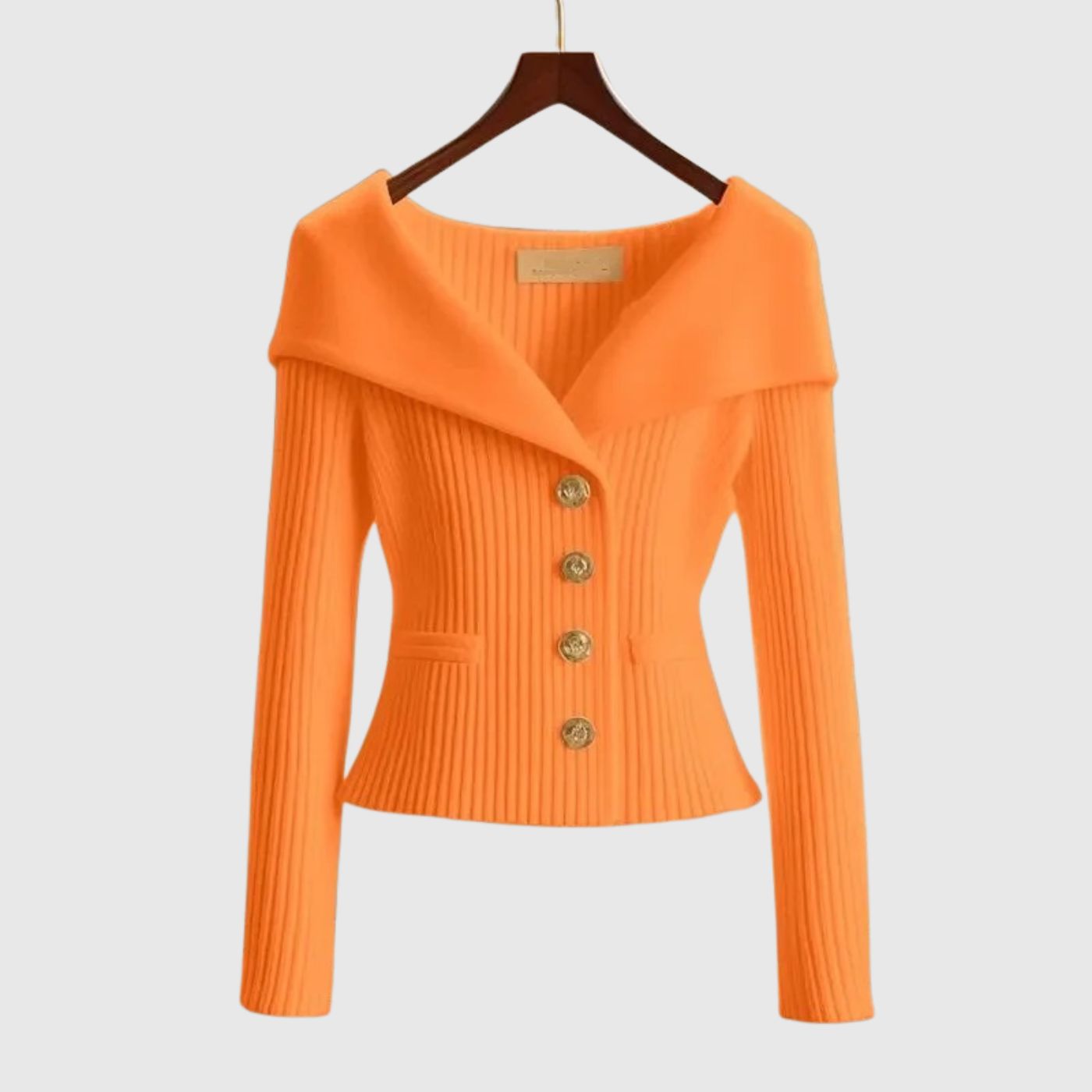 Tuva™ - Elegant Ribbestrikket Genser